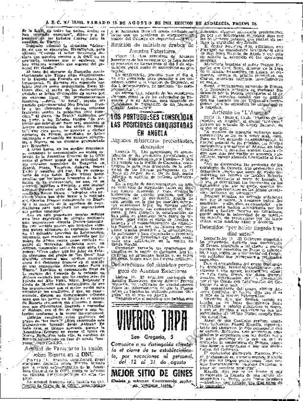 ABC SEVILLA 12-08-1961 página 20