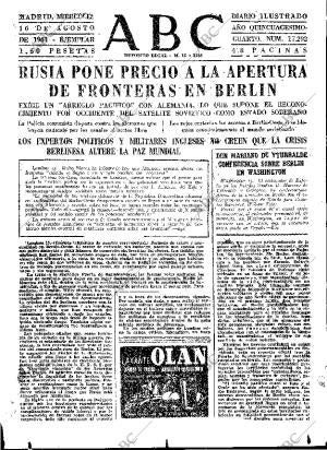 ABC MADRID 16-08-1961 página 15