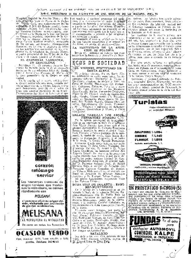 ABC MADRID 16-08-1961 página 24