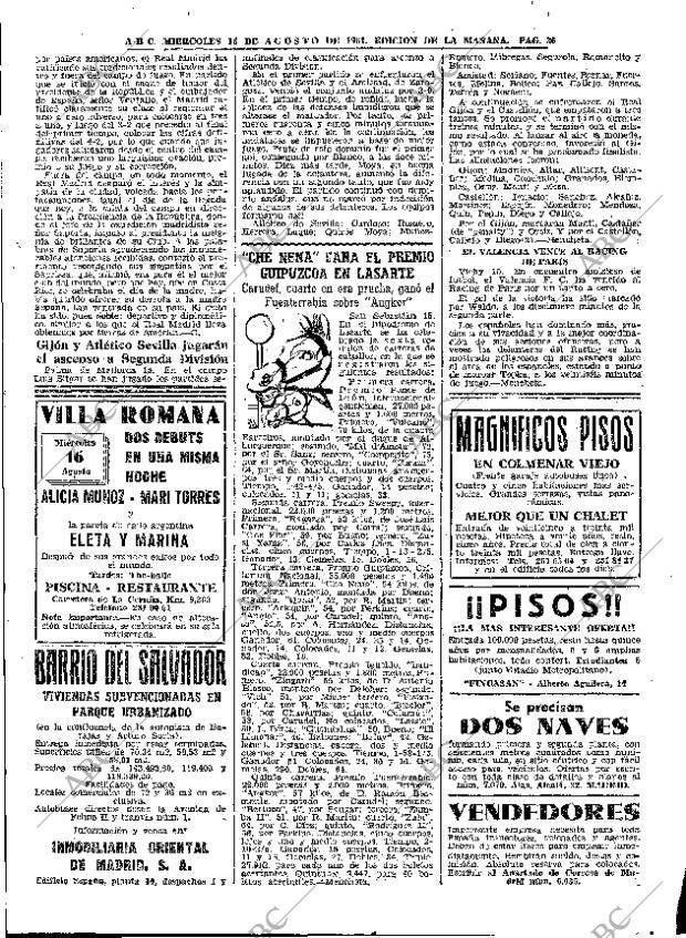 ABC MADRID 16-08-1961 página 36