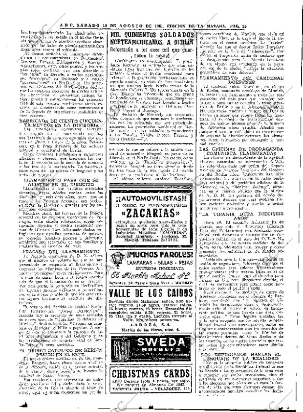 ABC MADRID 19-08-1961 página 25