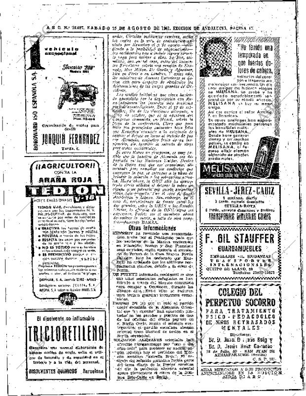 ABC SEVILLA 19-08-1961 página 18
