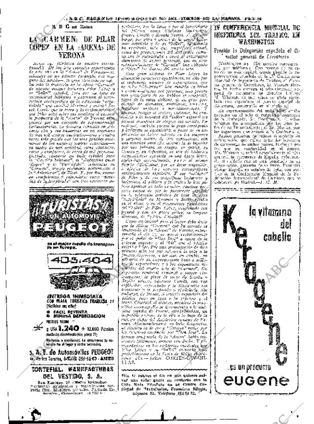 ABC MADRID 25-08-1961 página 36