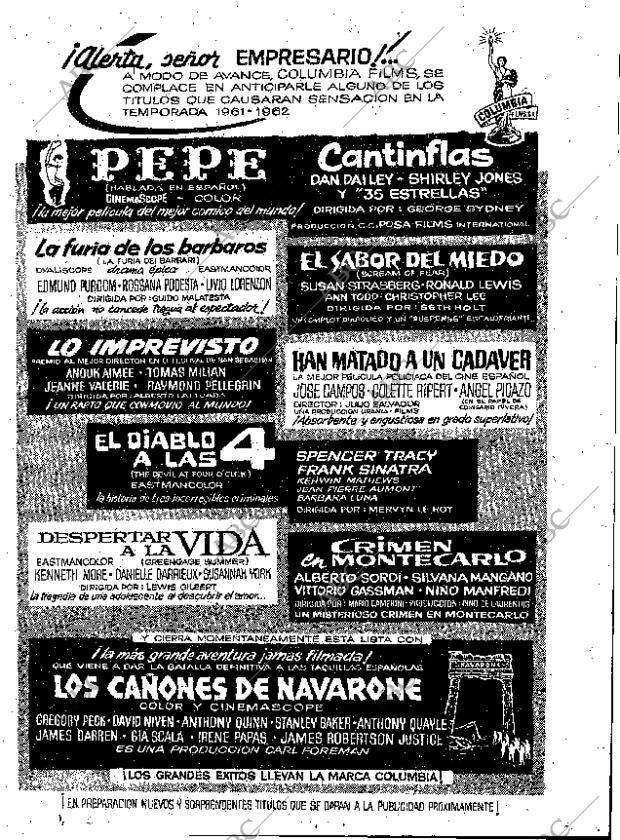 ABC MADRID 27-08-1961 página 19