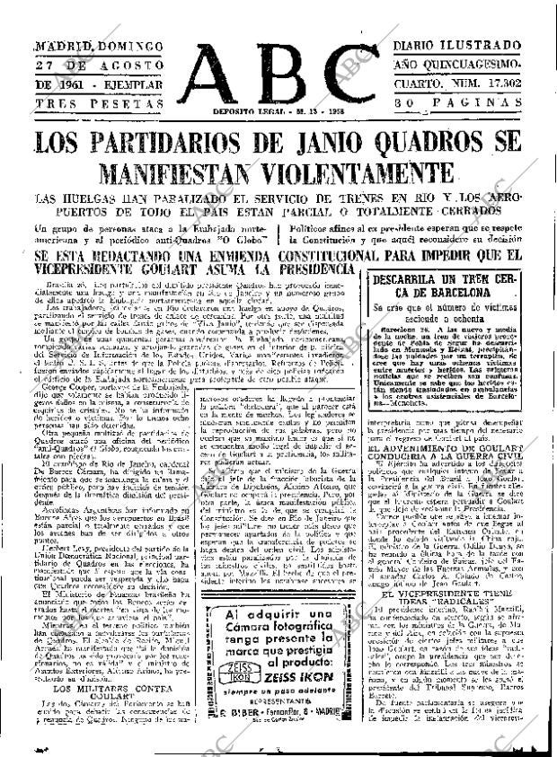 ABC MADRID 27-08-1961 página 47