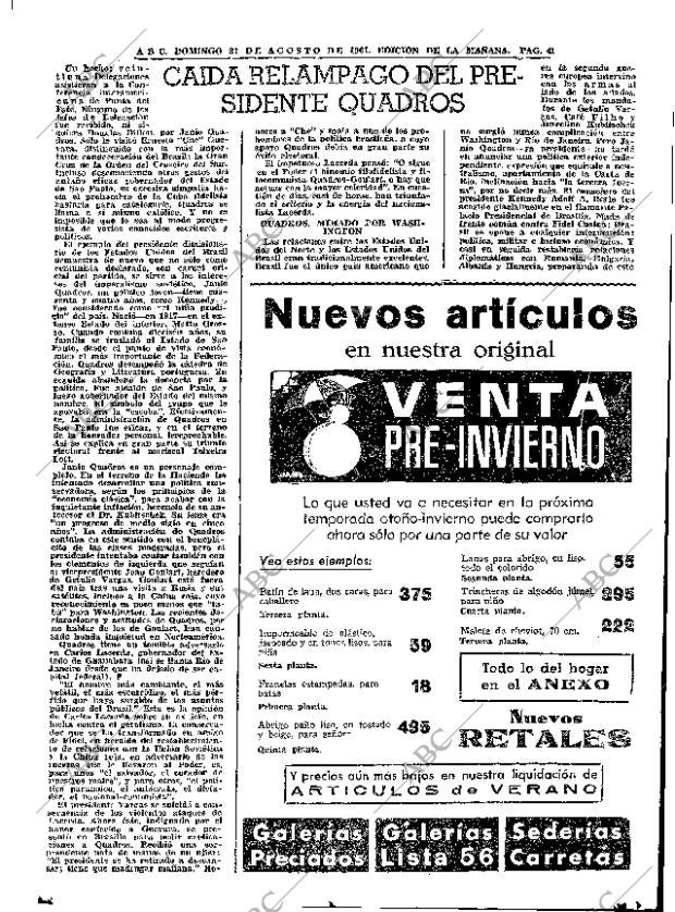 ABC MADRID 27-08-1961 página 49