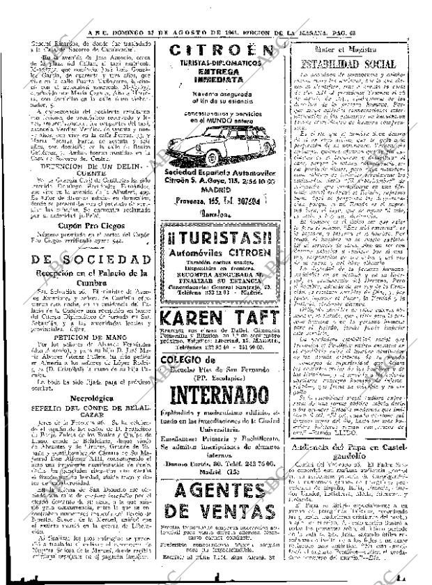 ABC MADRID 27-08-1961 página 62