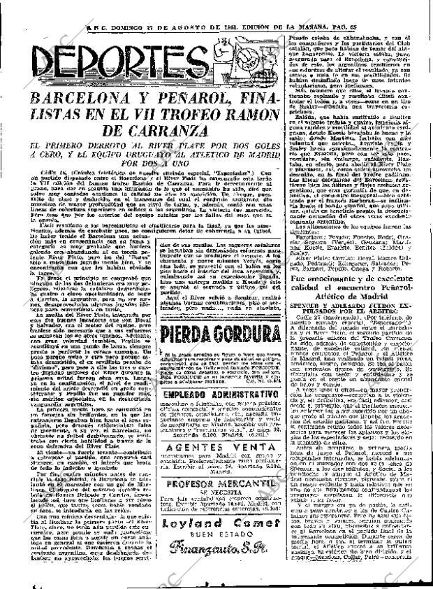 ABC MADRID 27-08-1961 página 65