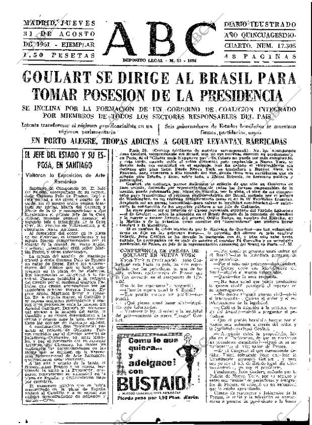 ABC MADRID 31-08-1961 página 15