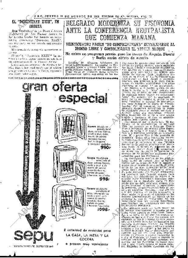 ABC MADRID 31-08-1961 página 23