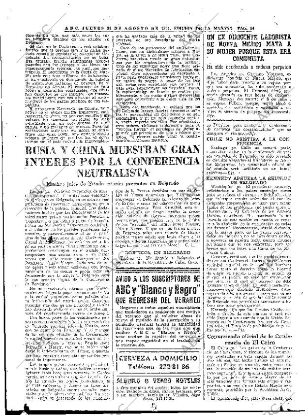 ABC MADRID 31-08-1961 página 24