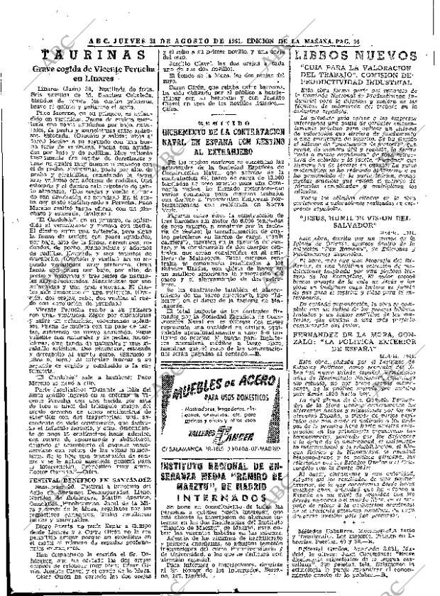ABC MADRID 31-08-1961 página 34