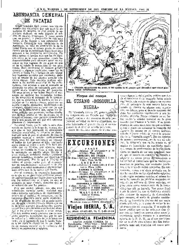 ABC MADRID 01-09-1961 página 31
