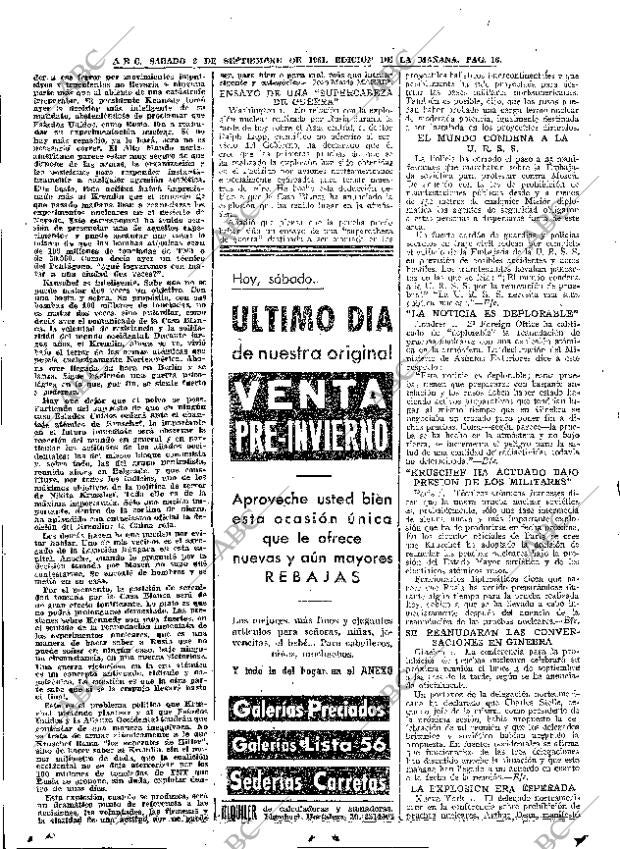 ABC MADRID 02-09-1961 página 16
