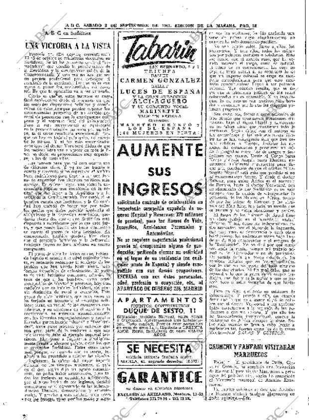ABC MADRID 02-09-1961 página 23
