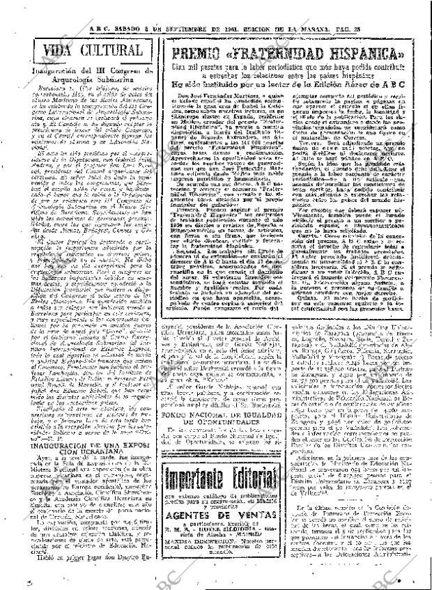 ABC MADRID 02-09-1961 página 25