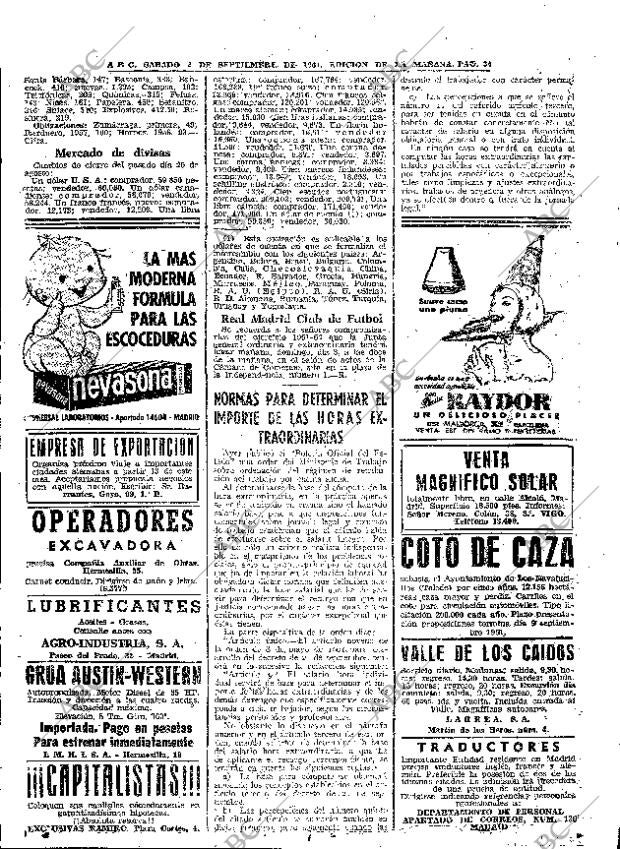 ABC MADRID 02-09-1961 página 34