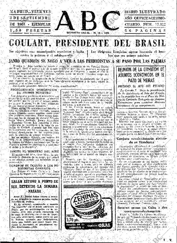 ABC MADRID 08-09-1961 página 23