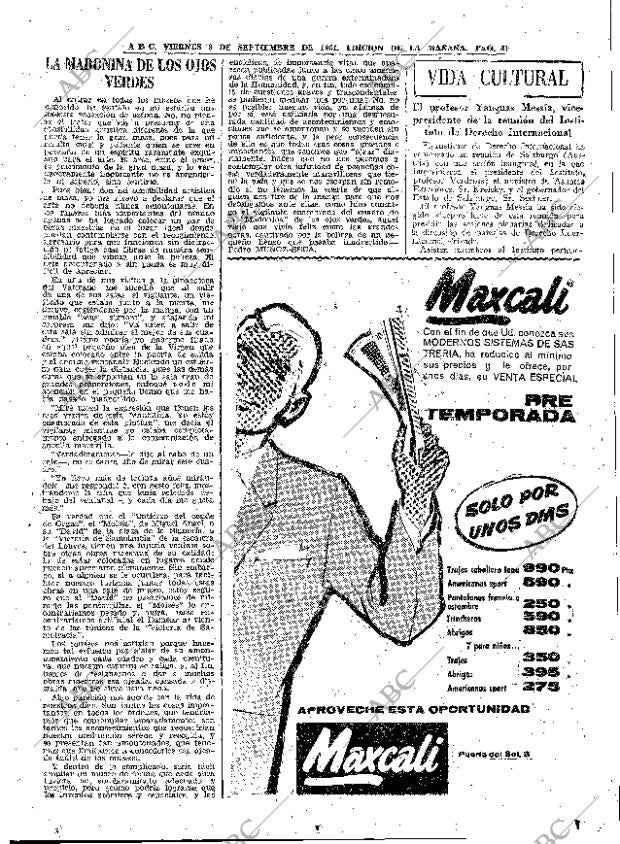 ABC MADRID 08-09-1961 página 31