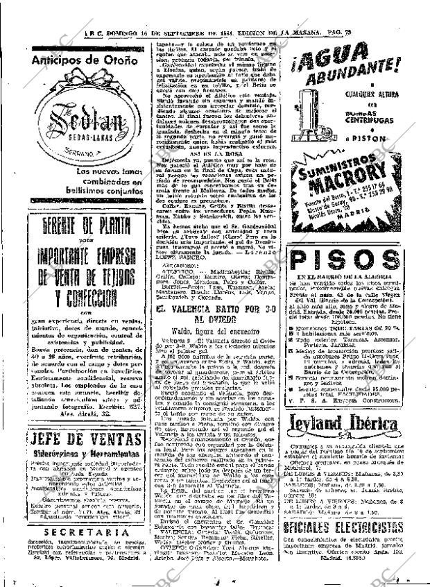 ABC MADRID 10-09-1961 página 72