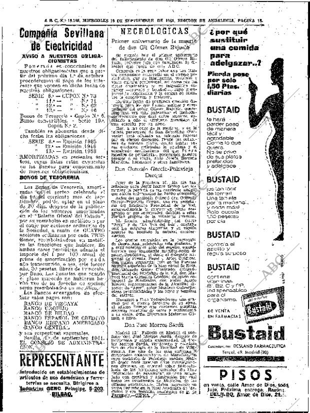 ABC SEVILLA 13-09-1961 página 16