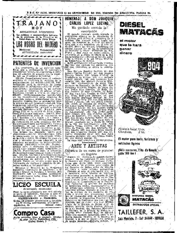 ABC SEVILLA 13-09-1961 página 18