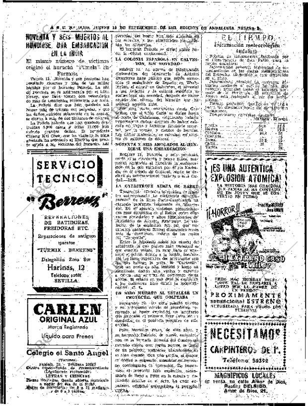 ABC SEVILLA 14-09-1961 página 26