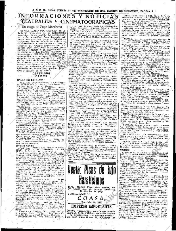 ABC SEVILLA 14-09-1961 página 31