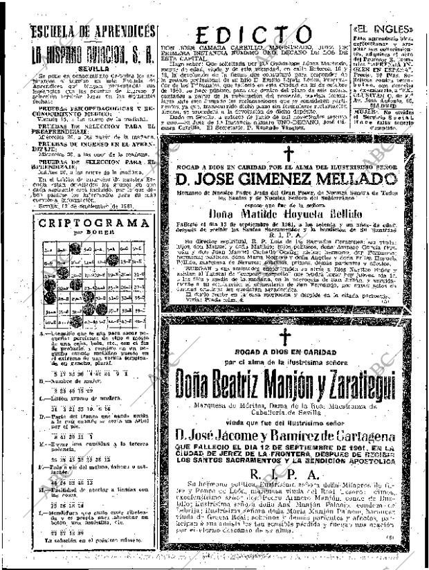 ABC SEVILLA 14-09-1961 página 35