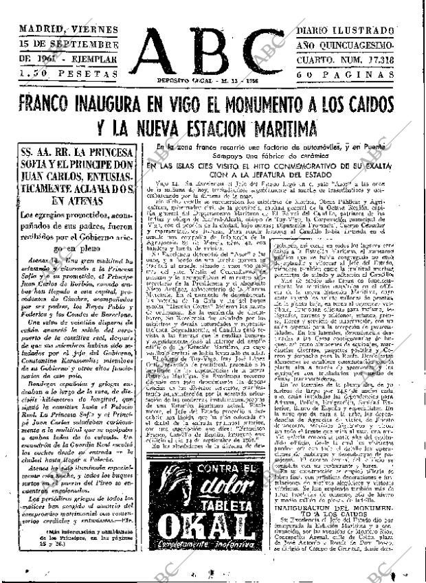 ABC MADRID 15-09-1961 página 23
