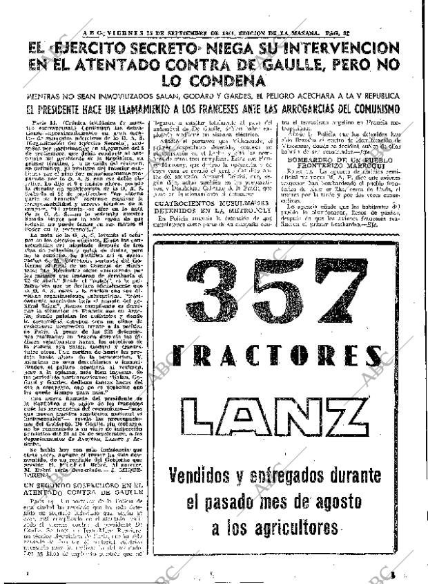 ABC MADRID 15-09-1961 página 31