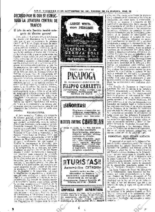 ABC MADRID 15-09-1961 página 38