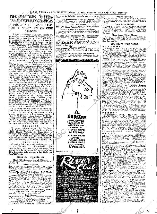 ABC MADRID 15-09-1961 página 49