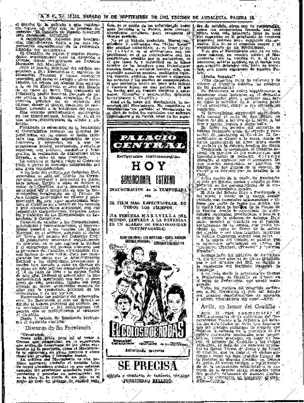 ABC SEVILLA 16-09-1961 página 16