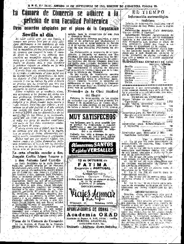 ABC SEVILLA 16-09-1961 página 29