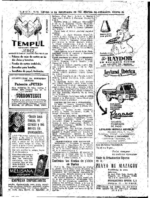 ABC SEVILLA 16-09-1961 página 32