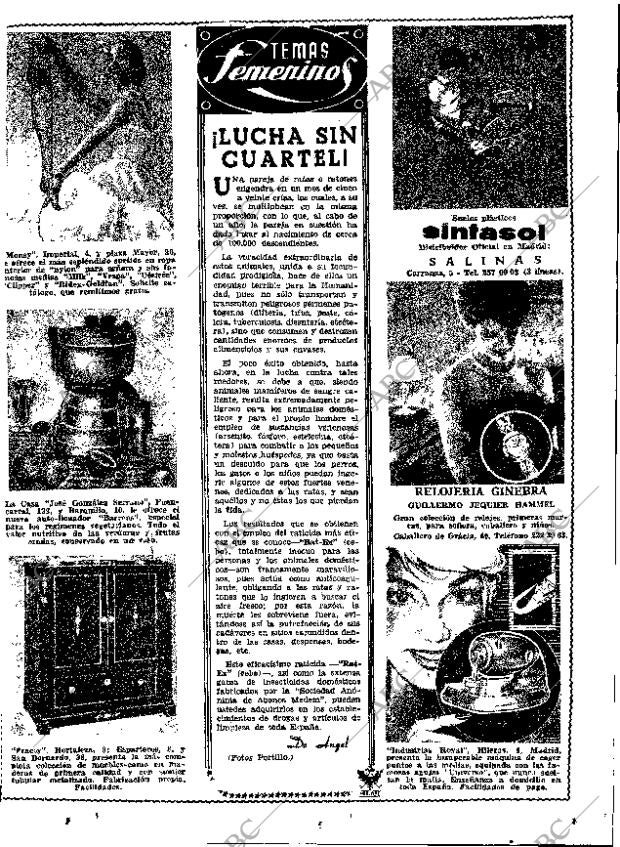 ABC MADRID 17-09-1961 página 19