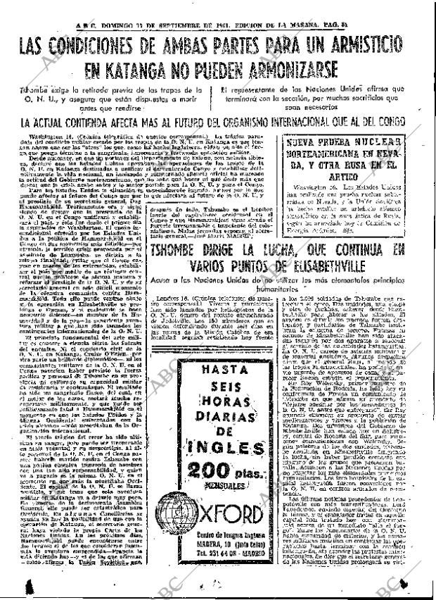ABC MADRID 17-09-1961 página 51