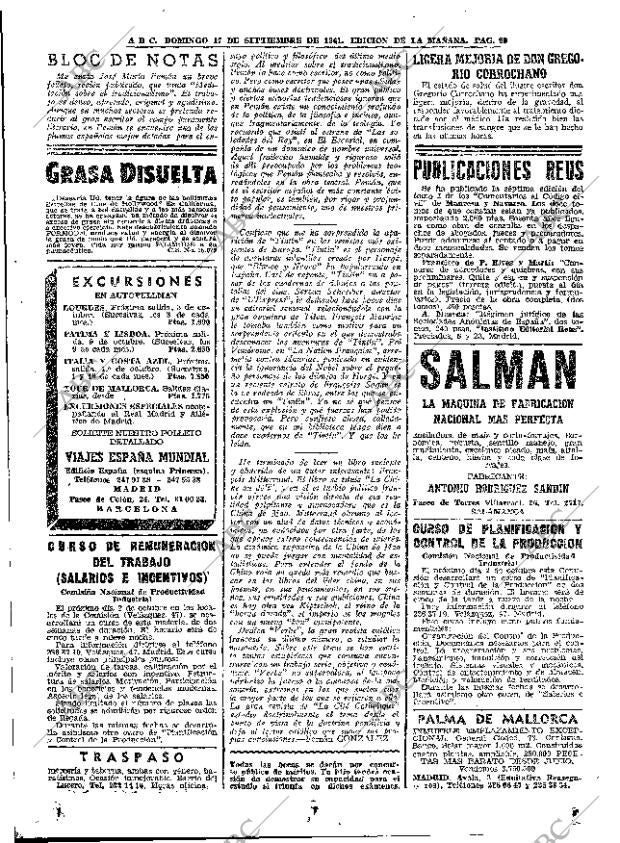 ABC MADRID 17-09-1961 página 60