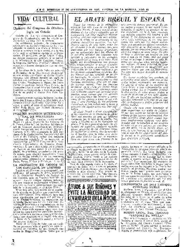 ABC MADRID 17-09-1961 página 61