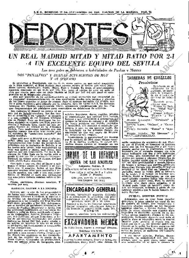 ABC MADRID 17-09-1961 página 71