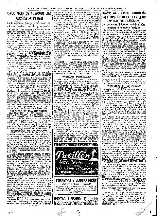 ABC MADRID 17-09-1961 página 75