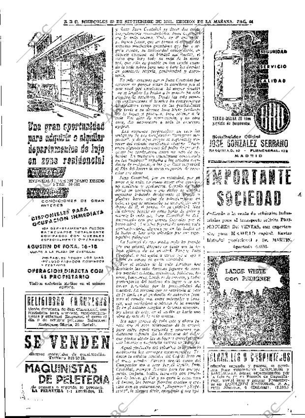 ABC MADRID 20-09-1961 página 44