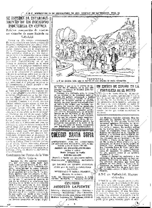 ABC MADRID 20-09-1961 página 49