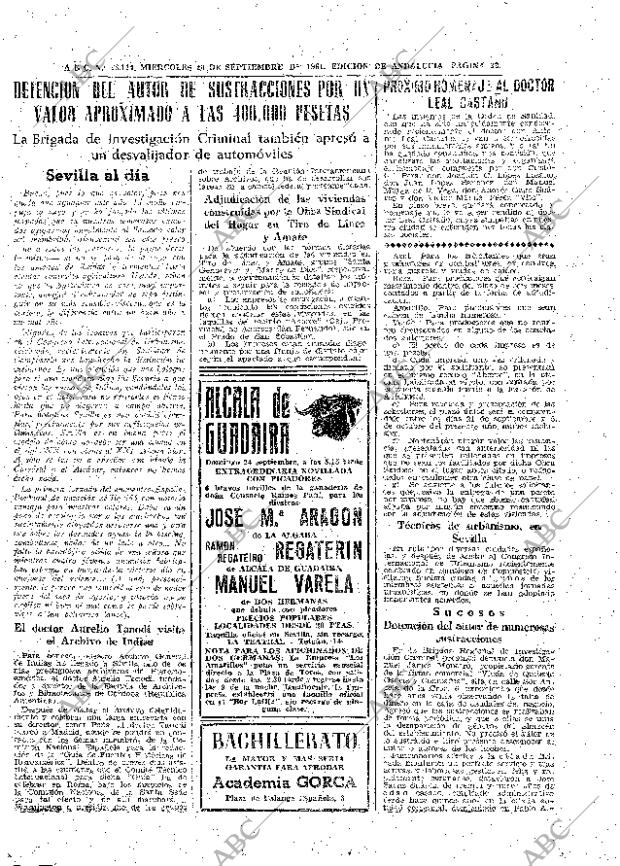 ABC SEVILLA 20-09-1961 página 33