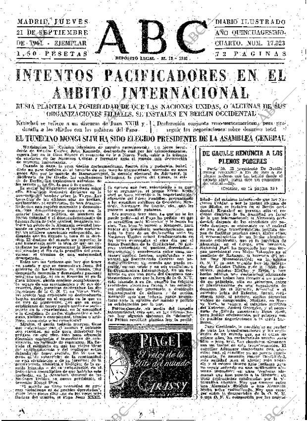 ABC MADRID 21-09-1961 página 31