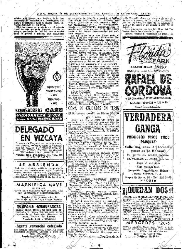ABC MADRID 21-09-1961 página 54
