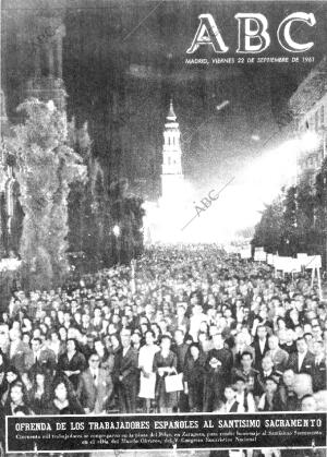 ABC MADRID 22-09-1961 página 1