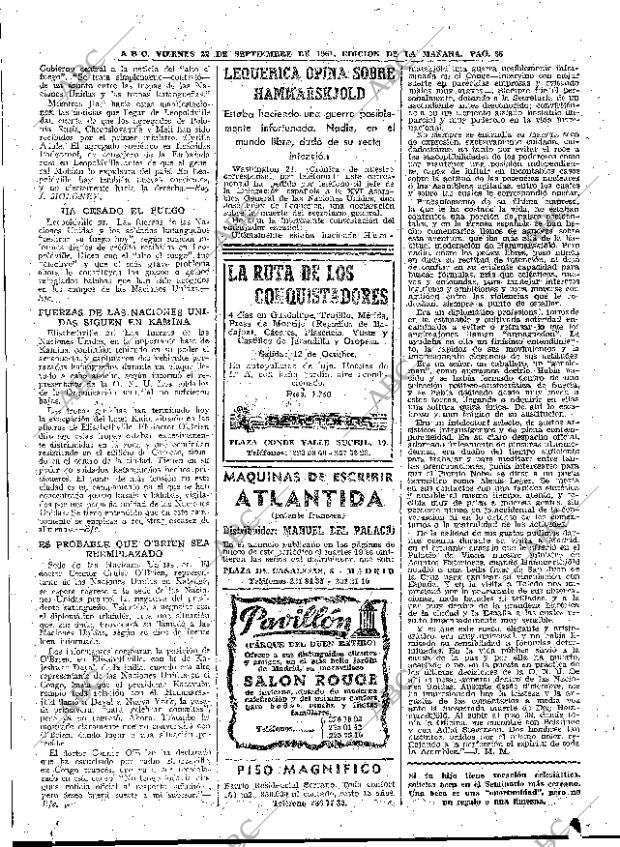 ABC MADRID 22-09-1961 página 36