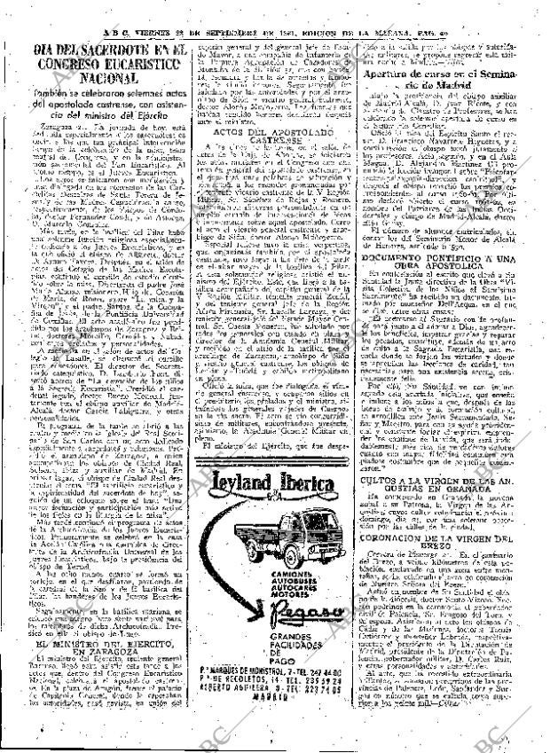 ABC MADRID 22-09-1961 página 40